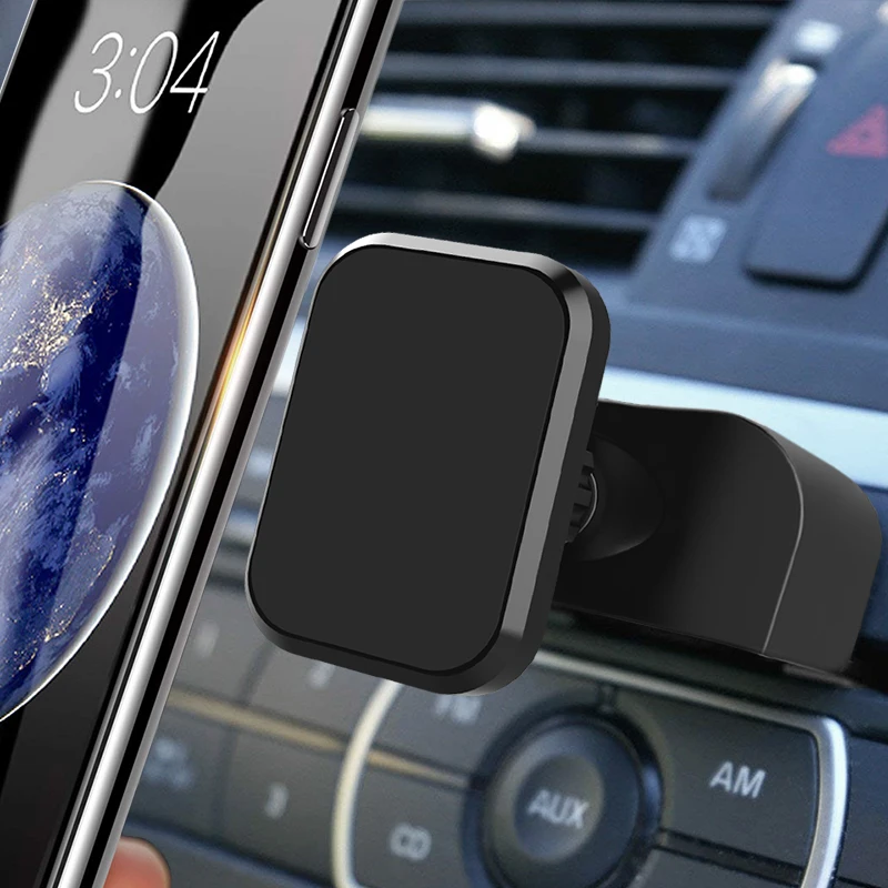 Magnetic CD Phone Car Mount for Car CD Player, CD Slot Car Phone Mount Holder with Built-in 6 Strong Magnets for iPhone Samsung