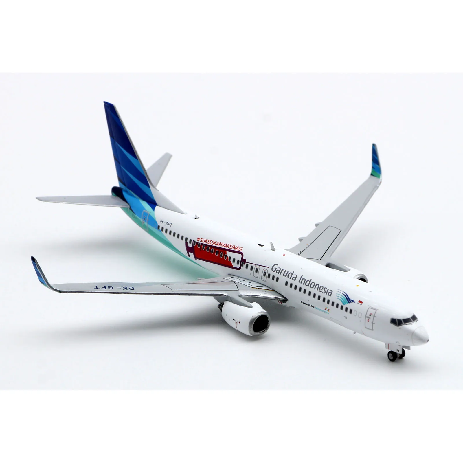 

LH4243 Коллекционный самолет из сплава в подарок JC Wings 1:400 Garuda Indonesia Airlines Boeing B737-800, литая под давлением модель самолета PK-GFT
