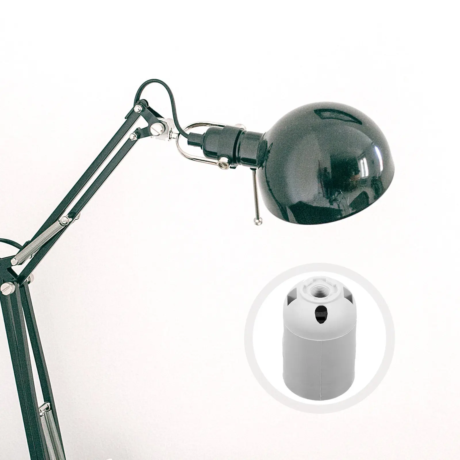 

10 шт. патронов E27 для лампочек, прочные комплектующие для светильников, набор для ремонта и самостоятельного изготовления ламп, простая установка с помощью винтового крепления