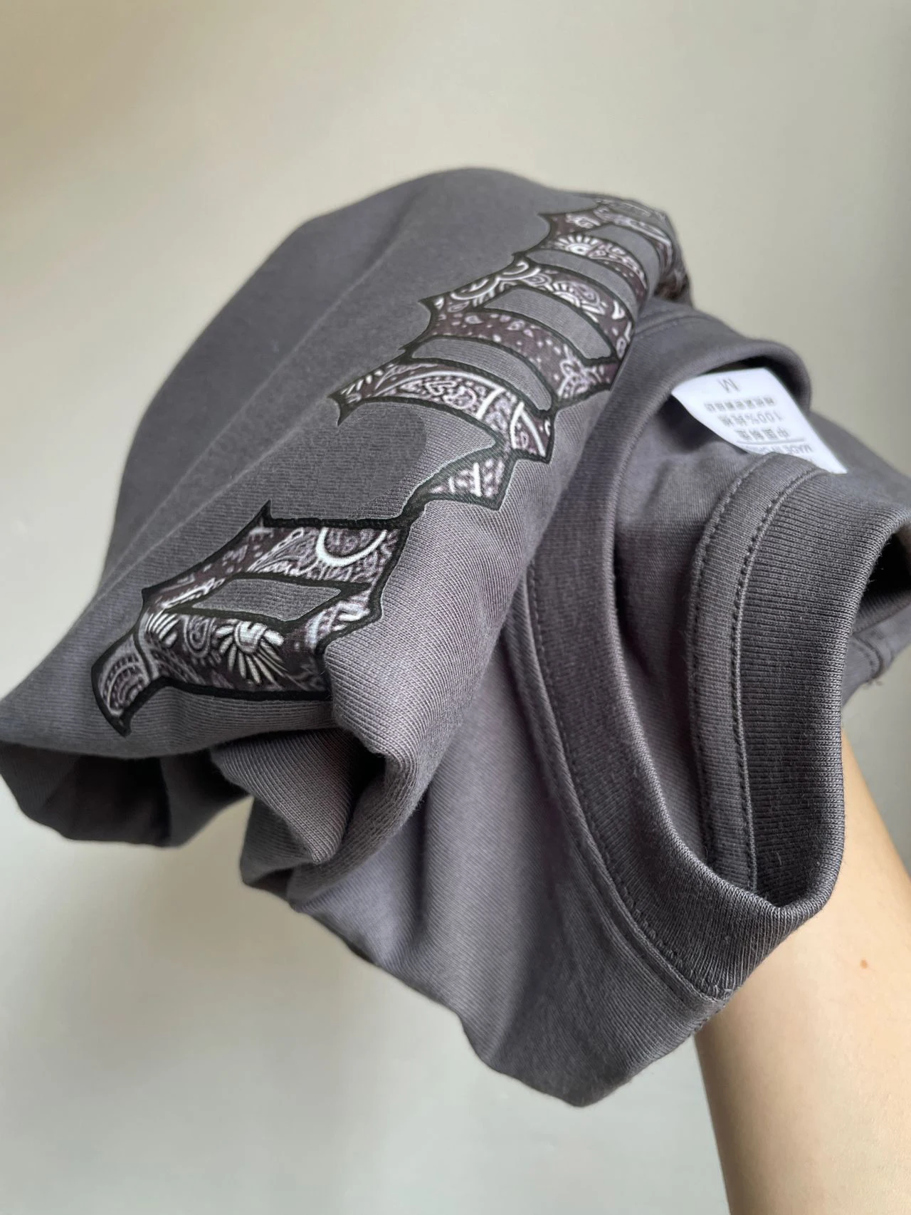 

Loose Fit ex American Retro High Street ort Sve T-irt Youthful Printed Cotton Casual Wear for Summer