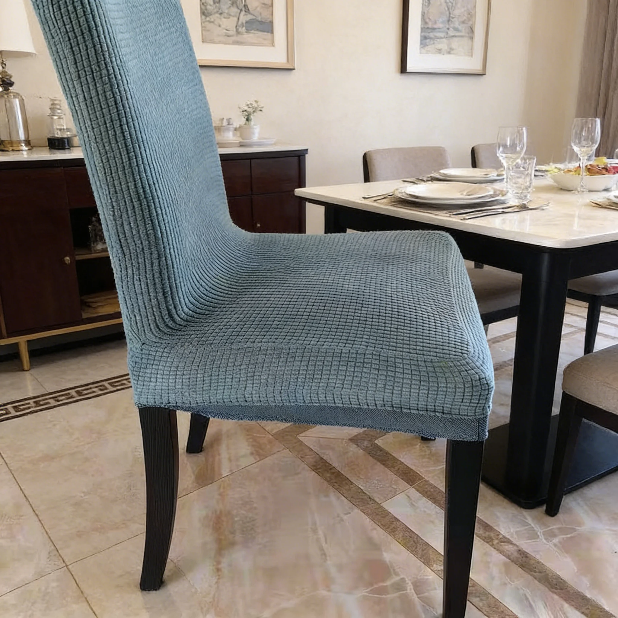 Funda Elástica de Jacquard para Silla