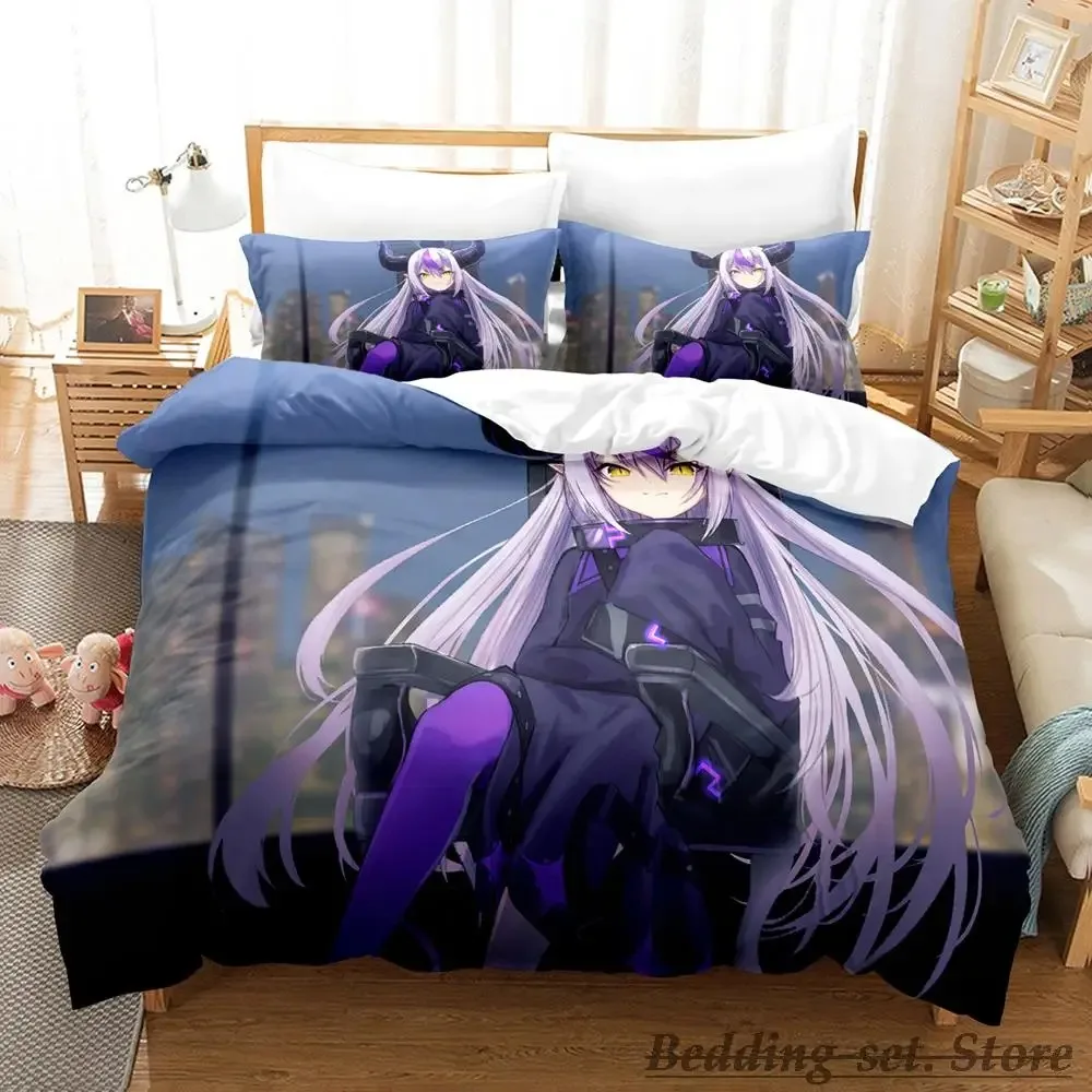 2023 La Darknesss Bedding Set Single Twin Full Queen King Size Bed Set Adult Kid Bedroom Duvetcover Sets Anime parure de lit Bed