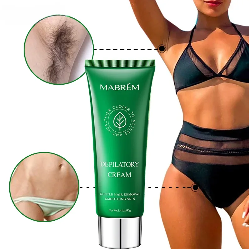 Fast Hair Removal Cream Painless Hair Growth Inhibitor Arm Armpit Legs Permanent Depilatory for Men Women Beauty Health Care 60g