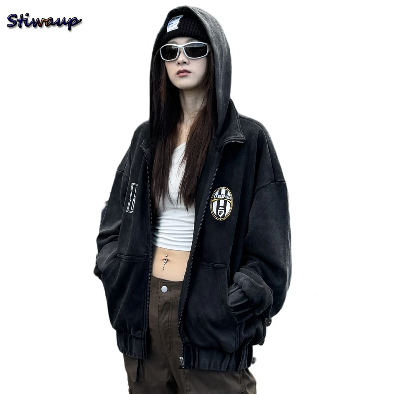 

Essentials Hoodies Y2k Woman Hooded Zip-up Woman Sweatshirts Womens Long Sleeve Top 2025 Spring Japanese Vintage Outdoor Clothes