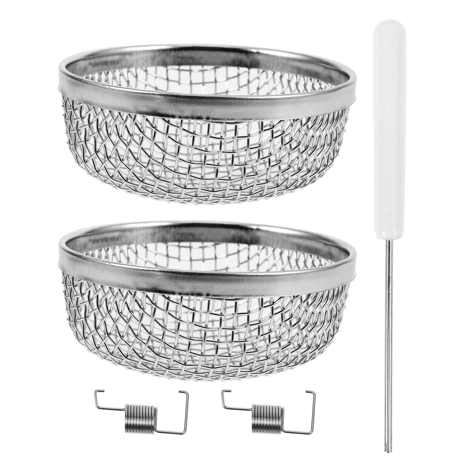 

2Pcs Rv Vent Cover Premium Stainless Steel Rv Mesh Screen for Roof Vent Heater Exhaust Refrigerator Vents Insect Proof