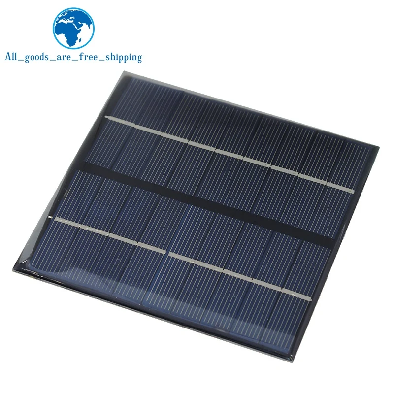 9V 2W 220MA Solar Panel 115X115MM Mini Solar System DIY For Battery Cell Phone Chargers Portable Solar Cell