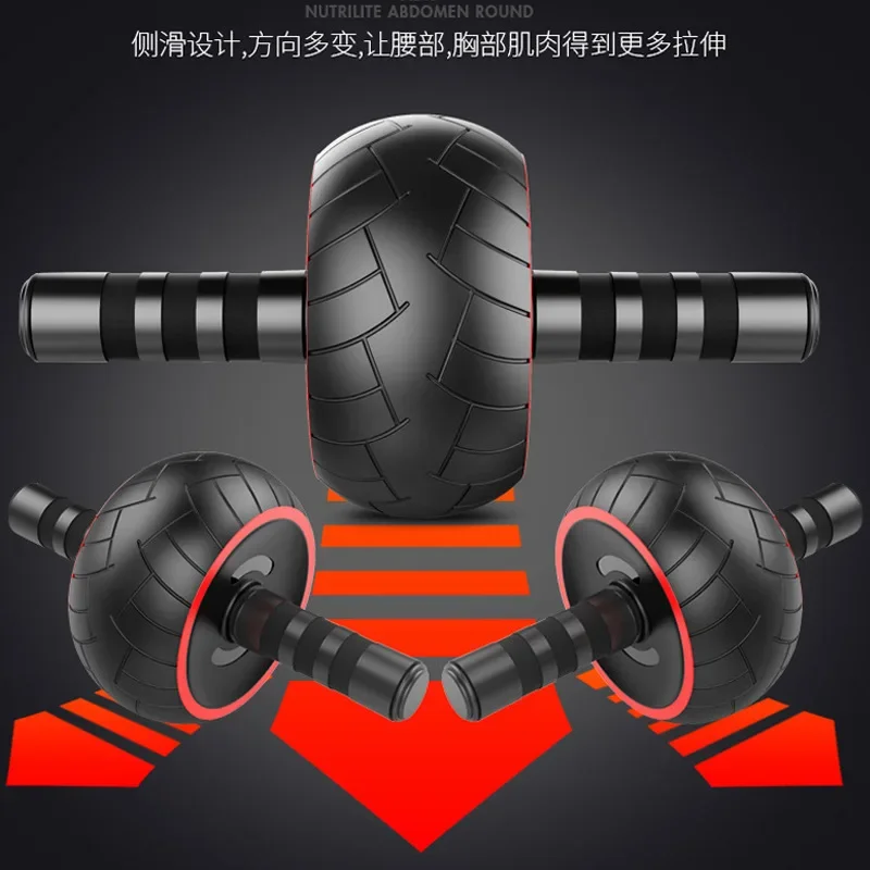 Ab Rollers Wheel Kit Exercise Wheel Core Strength Training Abdominal Roller Push Up Bars Knee Mat Home Gym Fitness Equipment