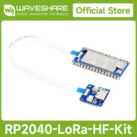 Waveshare RP2040-LoRa Development Board, Integrates SX1262 RF Chip, Long-Range Communication, Options For Frequency Band