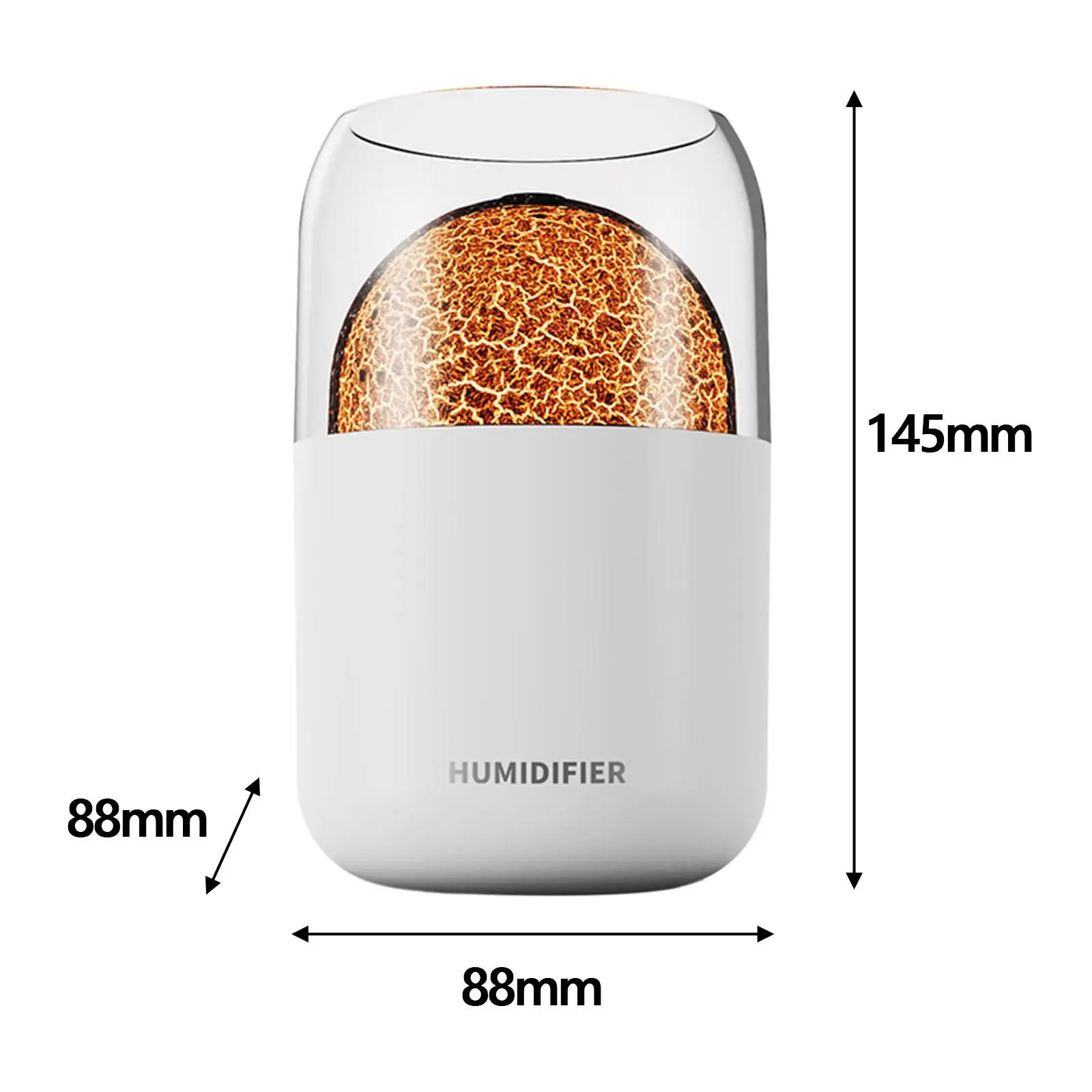 Персональный увлажнитель воздуха 300 мл, атмосферный свет, увлажнитель воздуха, диффузор эфирного масла, воздух