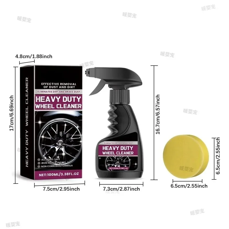 Quick Response Iron Oxide Eliminating Spray Automobile Rust Cleaner Fit For Brake Disc Wheel Hub And Car Exhaust Pipe Parts view 6