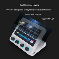 MBOX N4 Pro Stream Deck Visualization Console Visual Custom Keyboard Desktop Controller With RGB Buttons Touch-Bar For Computer