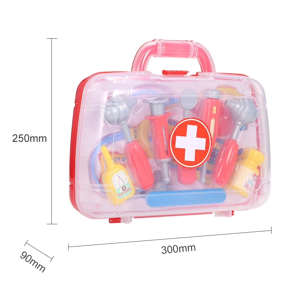 Saco de brinquedos infantil médico playset fingir kit brinquedos crianças