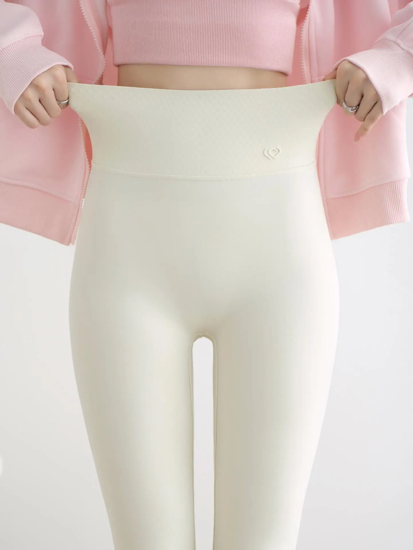 ارتفاع الخصر Thiened arkskin اليوغا السراويل النسائية الخريف الشتاء الدافئة Fce اصطف البطن التحكم التخسيس السراويل الطويلة