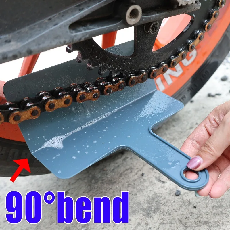 

Motorcycle Bicycle Chain Oil Baffle Splashes and Dirt Stopper Keep Chain Clean and Long-lasting Motorcycle Antispray Repair Tool
