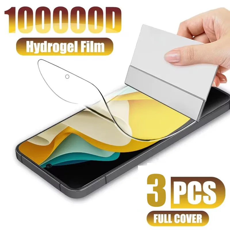 3 Stück Hydrogel-Folie für Xiaomi Redmi Note 15 14 10 11 12 13 Pro 5G Displayschutzfolien Redmi Note 12S 11S 10S Note11 Note12Pro Plus