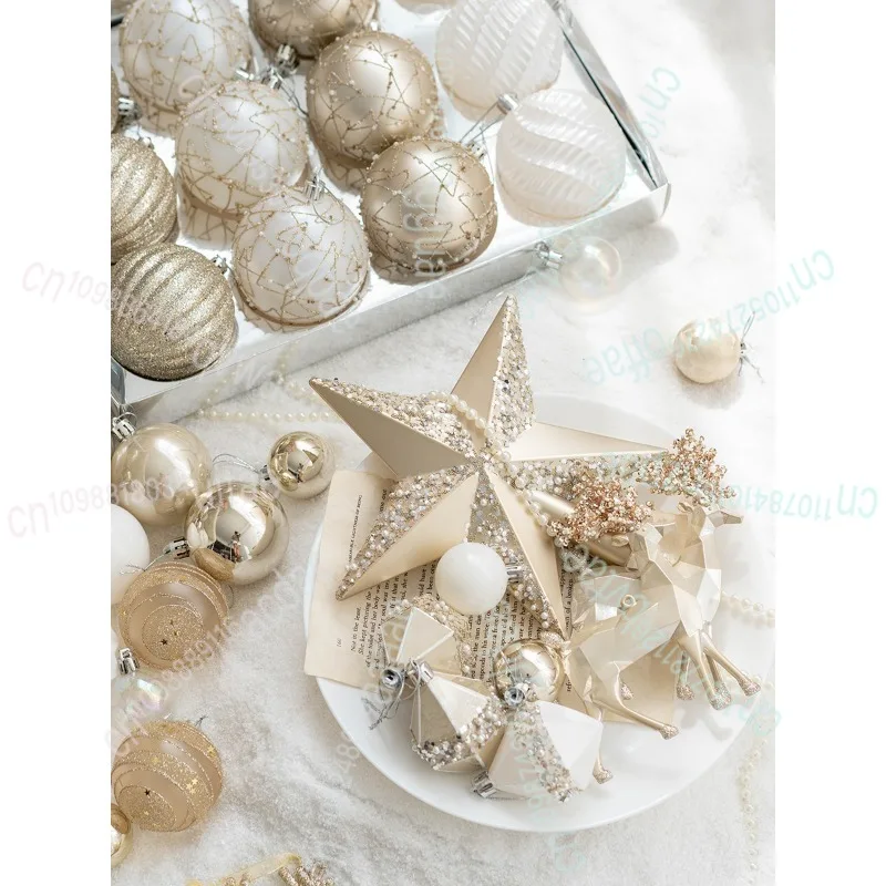 الشمبانيا عيد الميلاد الكرة عيد الميلاد الديكور شجرة عيد الميلاد الديكور قلادة نافذة المشهد الديكور