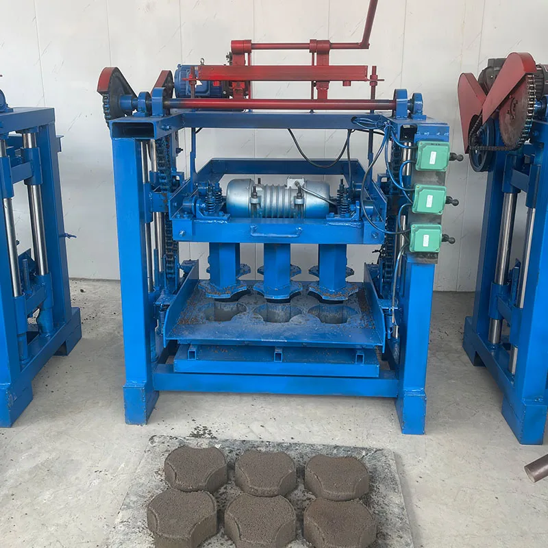 Semi Automatic Solid Paving Brick Making Machine Multi Functional Concrete Cement Block Making Machine