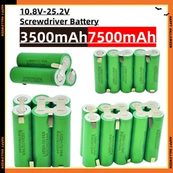 18650MJ1 Li-ion battery 2s1p 1s3p 3s2p 4s2p 5s2p 18650 power pack 3500 MAh 18 V screwdriver   18650 recharable battery