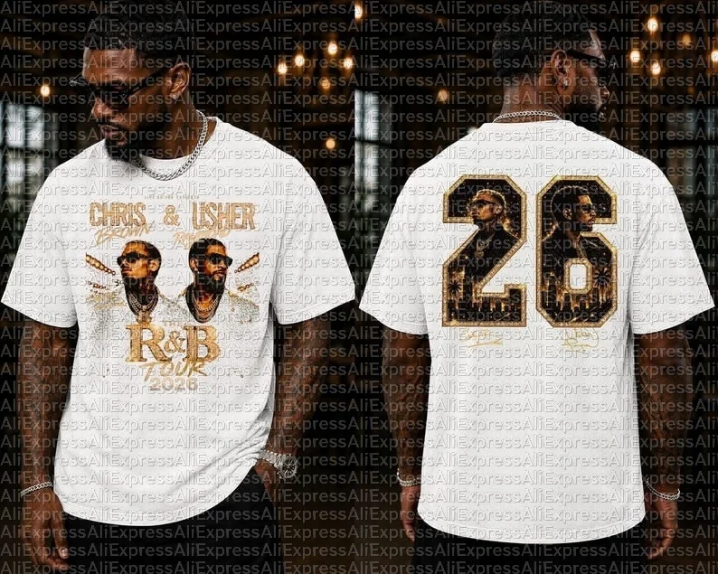 2026 New Theme Concert T-shirt Tour Cotton Printed T-shirt Fashion Rest Fans Must Have R&B, Music Fans Gift