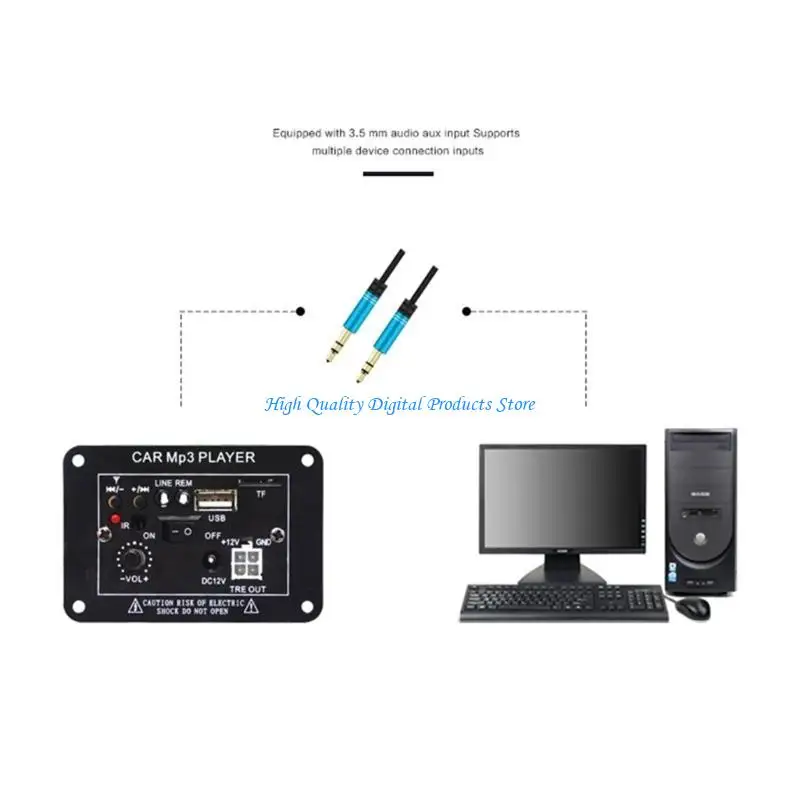 U2JE 12V CAR INTERIOR POWER AMPLIFIER SUPPWOOFER SUPWOOFER