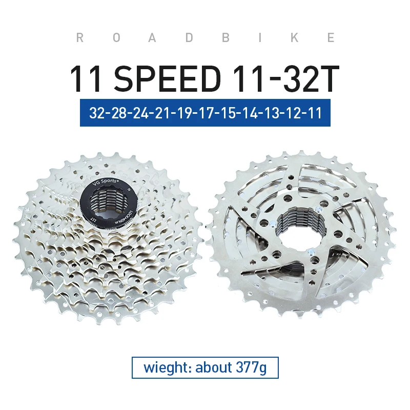 Bicycle Cassette 8/9/10/11 Speed 11-25T/28T/32T/36T Road Bike 8v 9v 10v 11v Freewheel K7 Compatible For SHIMANO HG SRAM