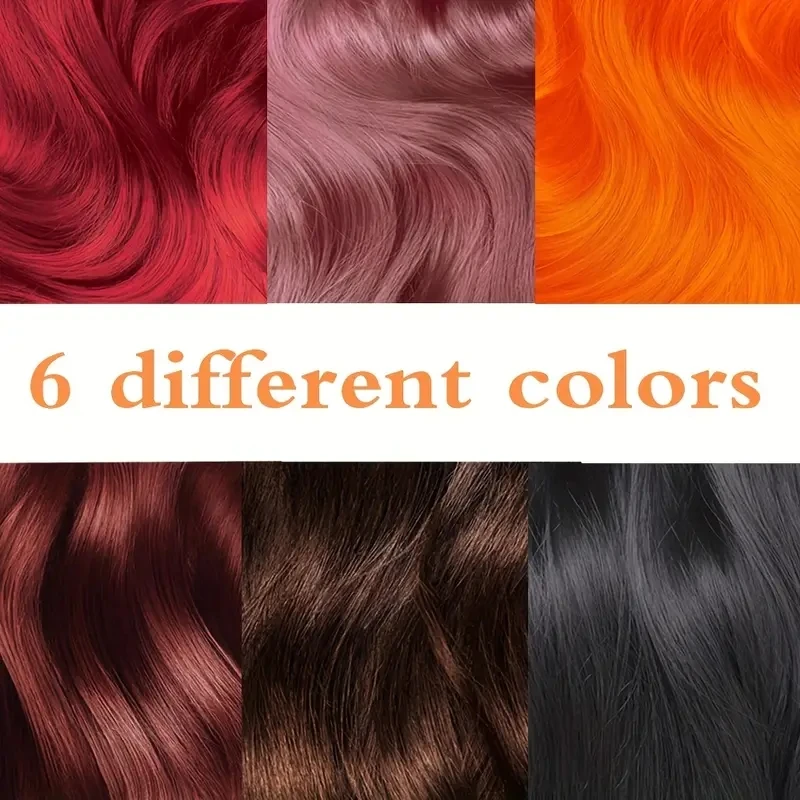 كريم لون الشعر الطبيعي منتج صبغ الشعر شبه الدائم للهالوين صالون الحلاقة الدائم كريم دي الشعر العشبي المنزلي للشعر المستعار