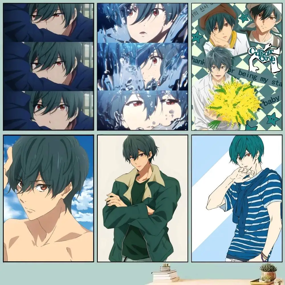 Cartoon Anime Characters Cool Ikuya Kirishima Posters Self Adhesive Waterproof Ideal For Living Room Bedroom Bar Decoration