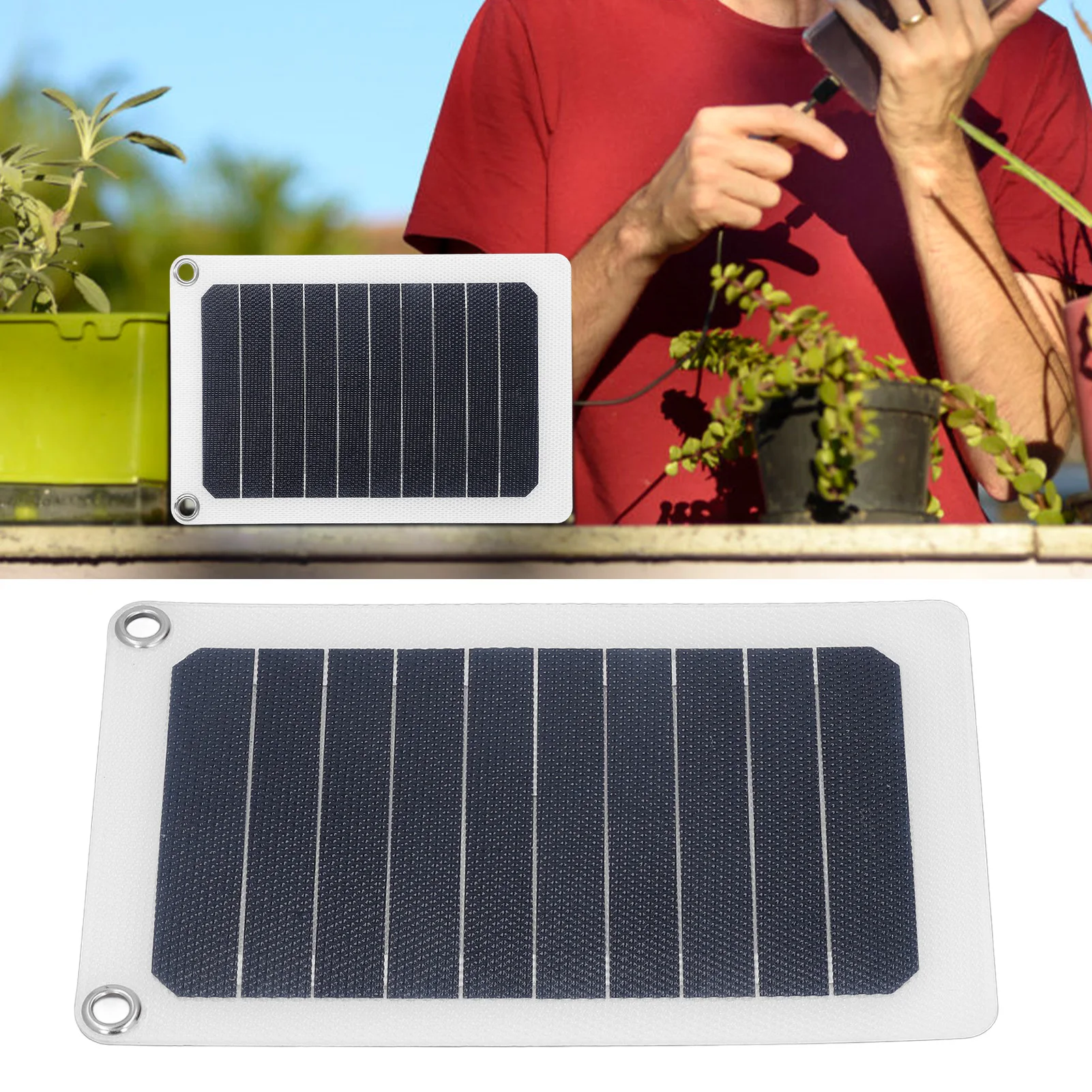 

Солнечная зарядная панель 6 Вт 6 В энергосбережение монокристаллическая кремниевая среда портативная солнечная панель для работы на открытом воздухе