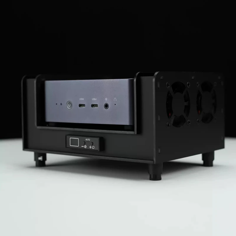 Automatic Temperature Control & Speed Adjustment Cooling Fan Heatsink for Mini PC
