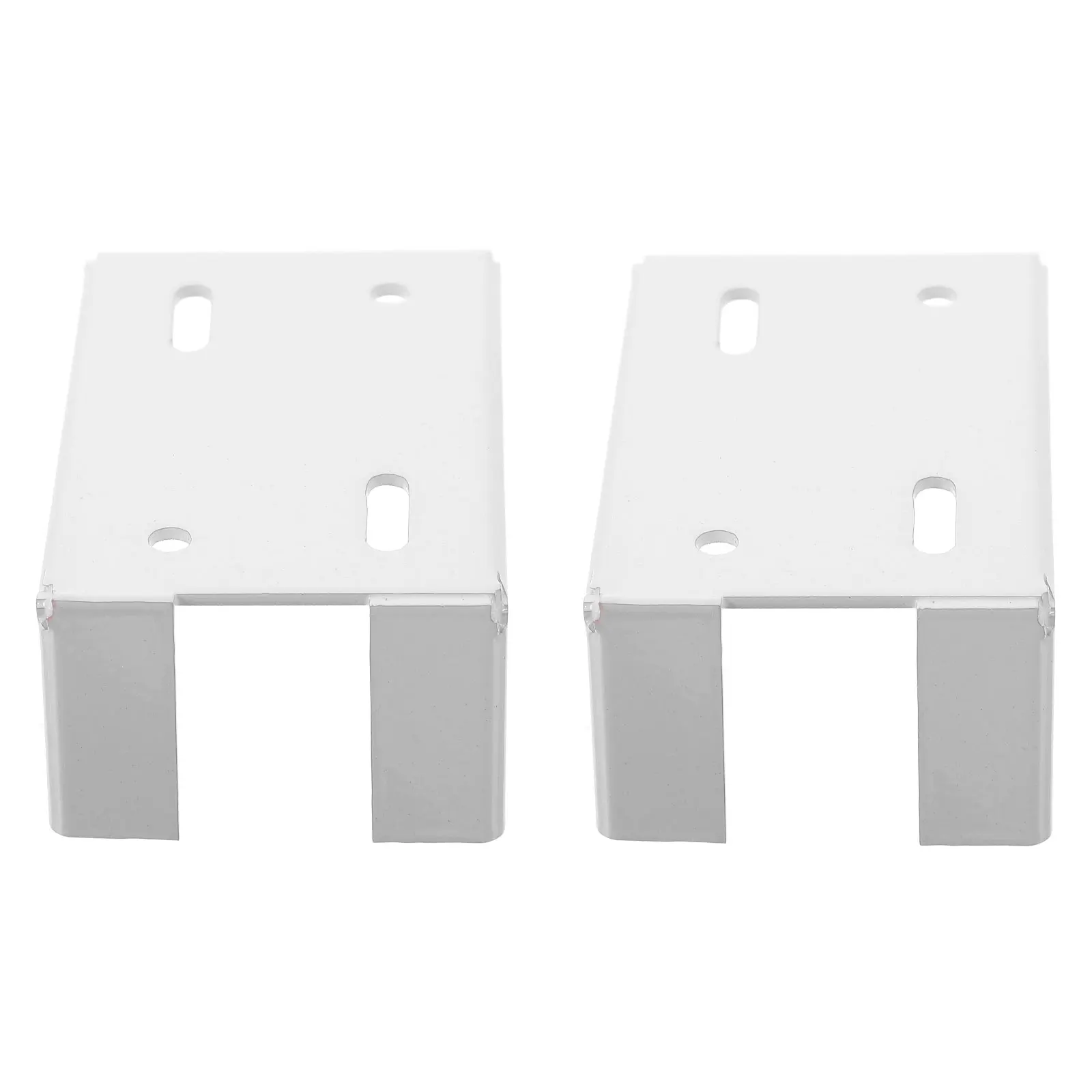

2pcs Fence Rail Brackets for Stair Railing Connectors Steel Fixing Accessories Post Brace Lightweight Durable