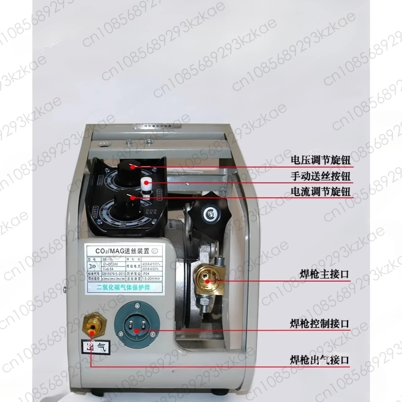 Carbon dioxide gas shielded welding machine wire feeder assembly NB350/NB500 motor