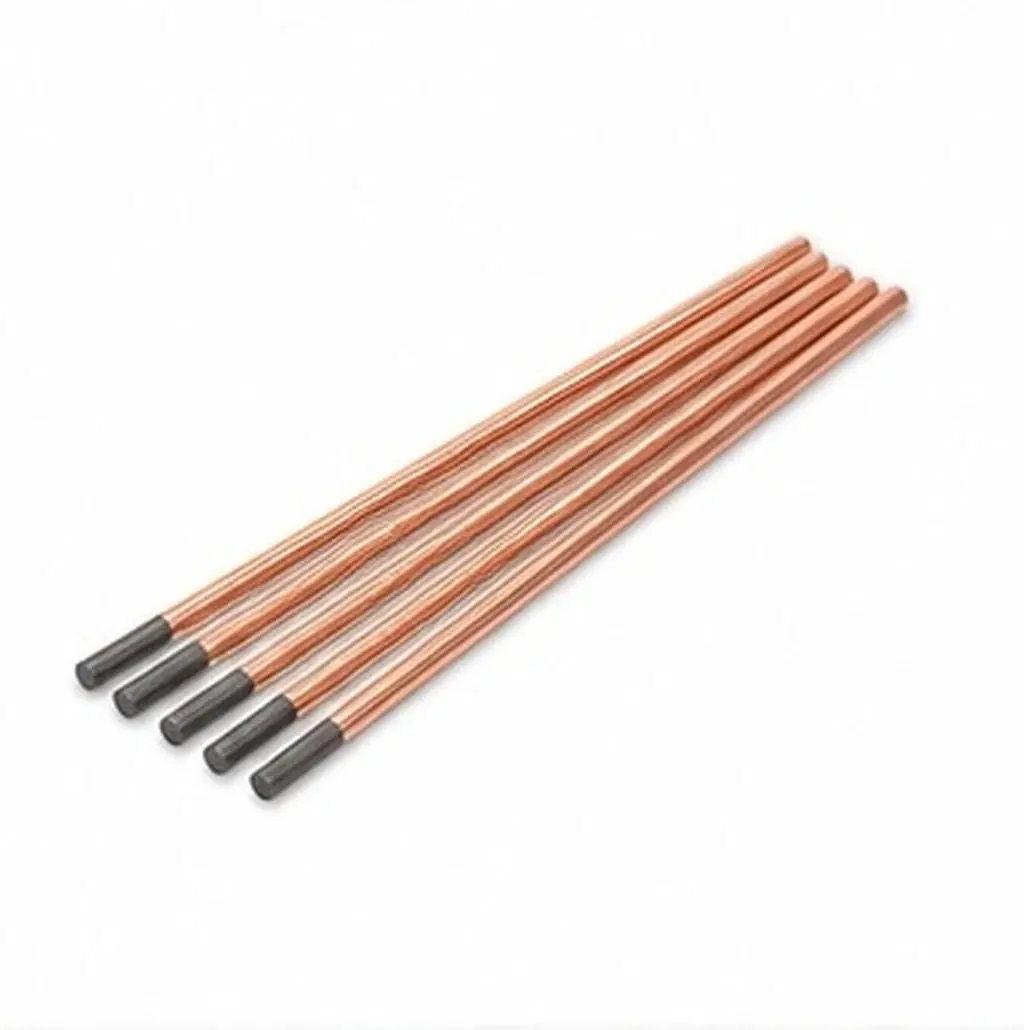 5Pcs Copper Coated Gouging Rod Sticks for Vehicle Repair Automobile Dent Fixing Repair Tools