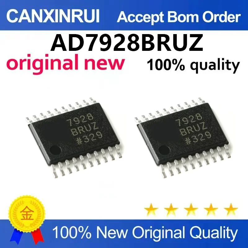 (5pcs-100pcs)Brand new original AD7928BRUZ-REEL7 SMT TSSOP-20 analog-to-digital converter chip