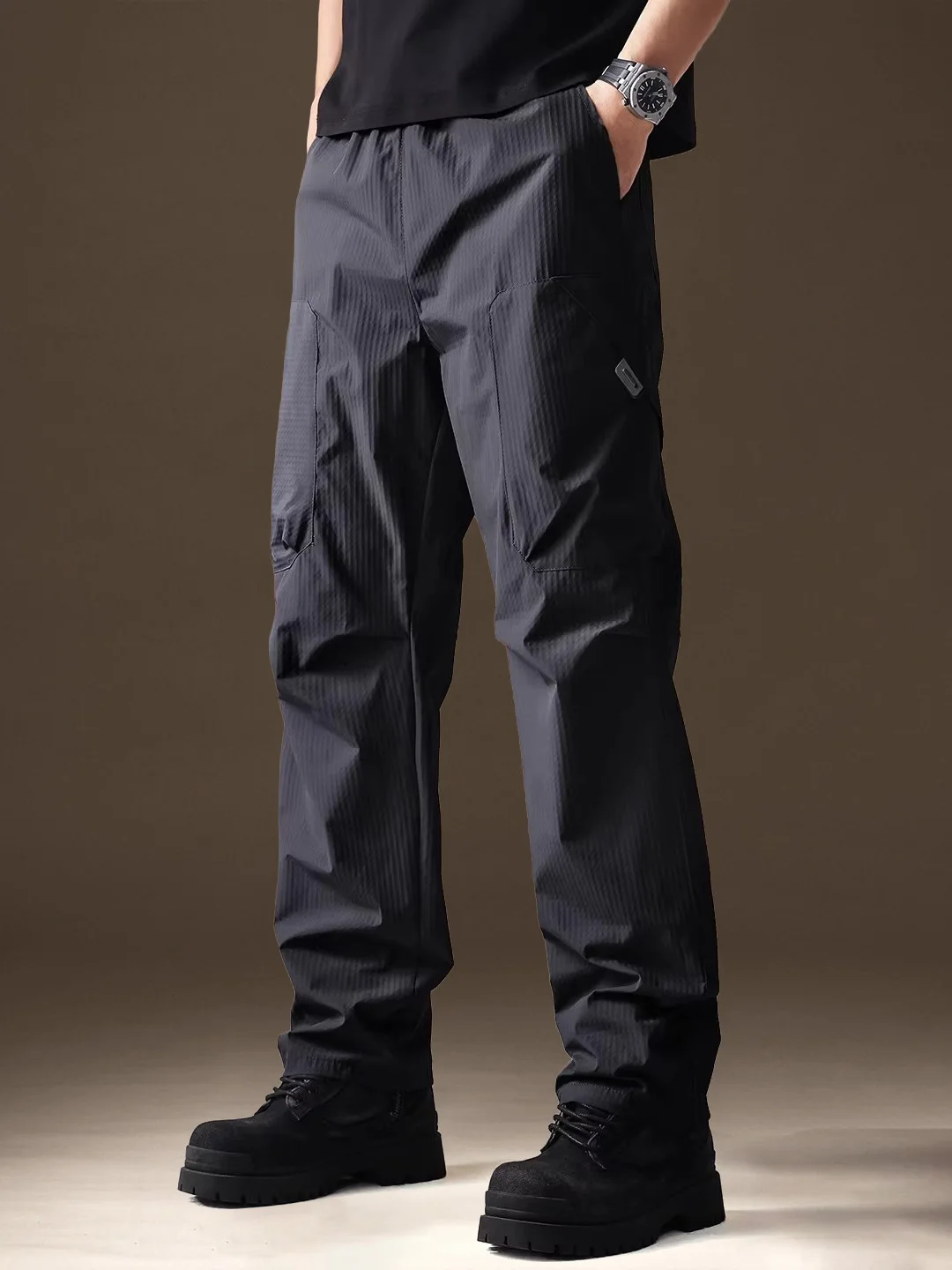 

Высококачественные американские уличные рабочие брюки для мужчин: быстросохнущие, спортивные, водонепроницаемые, повседневные, прямого кроя, длинные