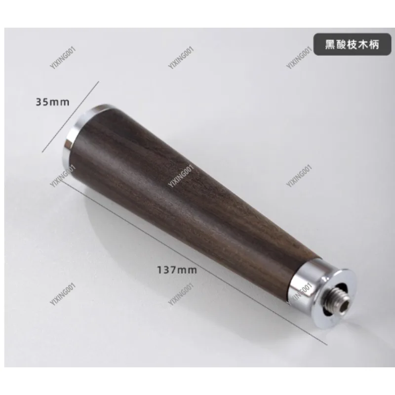 Universal M10 Coffee Handle Wood Grip - Bottomless/Bottomed for Semi-Automatic Espresso Machine Modification