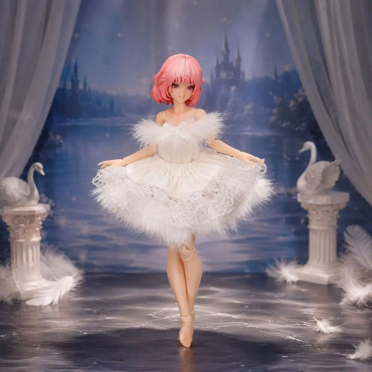 Jupe de ballet tutu pour figurine SNAIL SHELL romankey 1/12, figma shf TBL ANT Mecha Girl Azone 1/12, vêtements de poupée picco neemo
