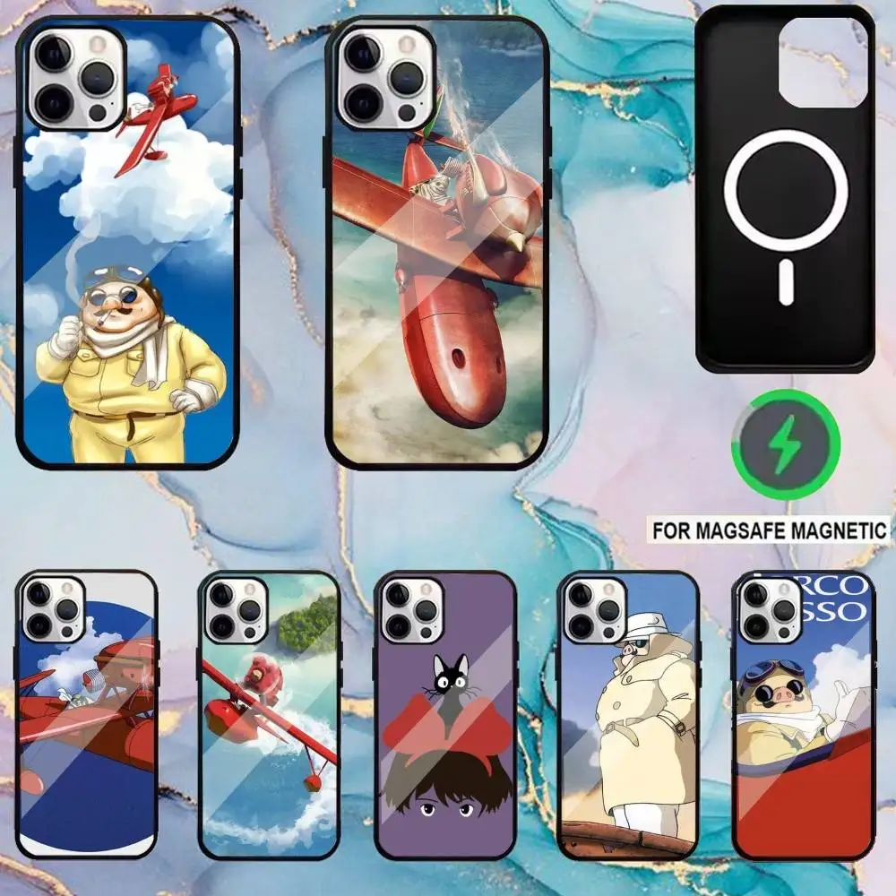 

Anime Cool Red Pig Phone Case For iPhone17,16,15,14,13,12,11 Plus,Pro Max Magnetic Magsafe Wireless Charging