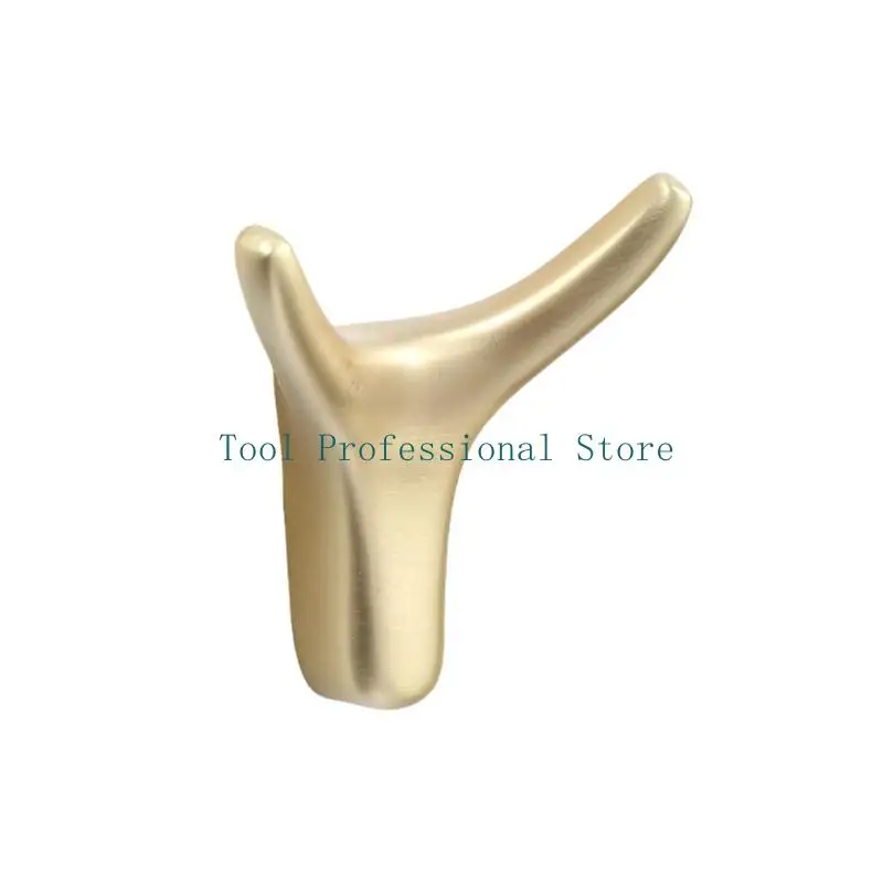 

57QF Zincs Alloy Hook Wall Mounted Hanger Home Storage Hook Metal Coat Hanger Hardware for Coat Hat Clothing Easy to Use