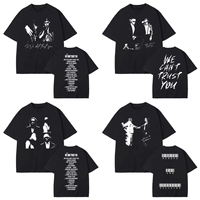 2025 Summer New Rapper Future & Metro Boomin new hip hop album graphic T-shirt Fashion loose 100% cotton crew neck T-shirt