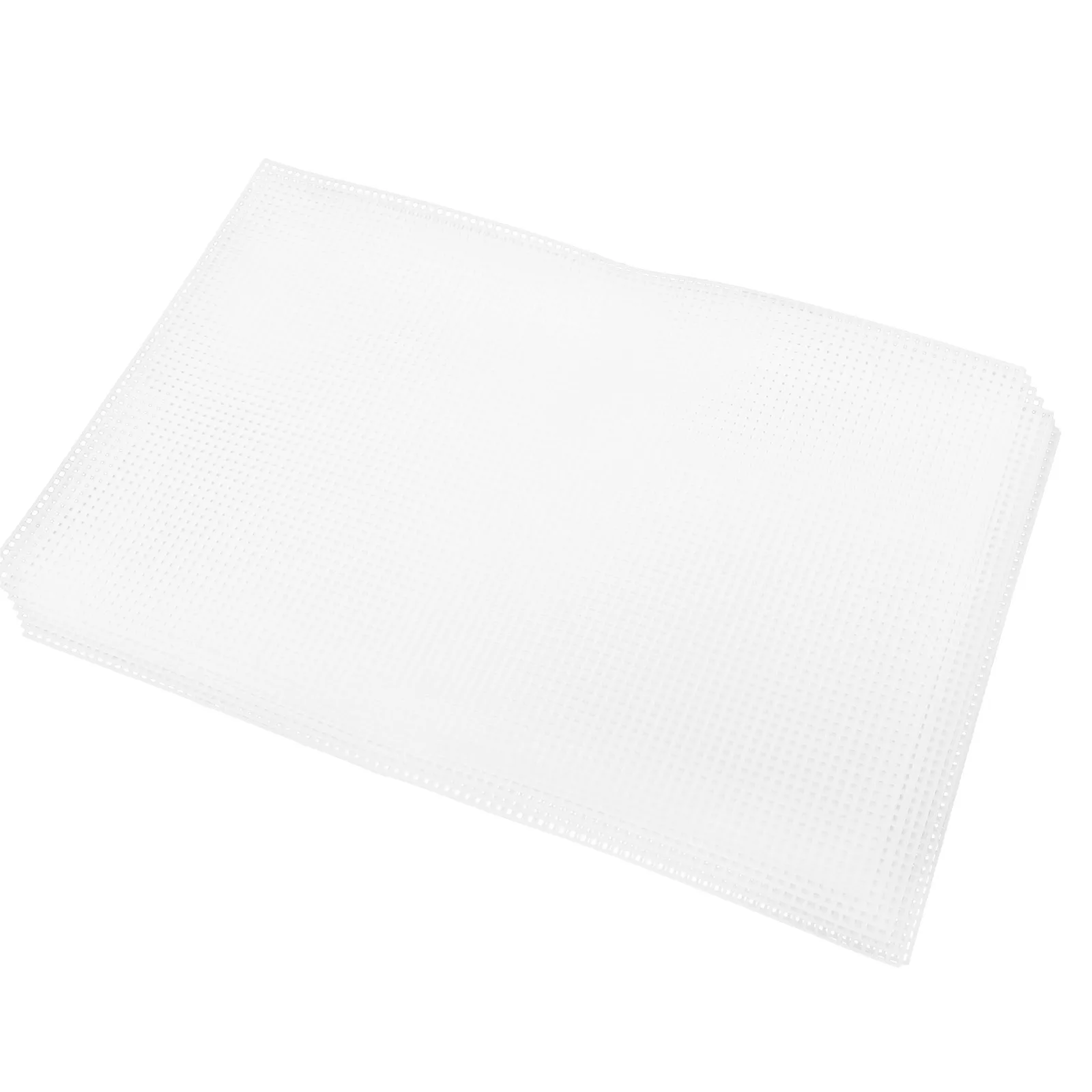 

10pcs Durable Plastic Mesh Sheets Cross Stitch Quilting Sewing Grid Fabric Creative Knitting Sheets For Diy Portable Crafts