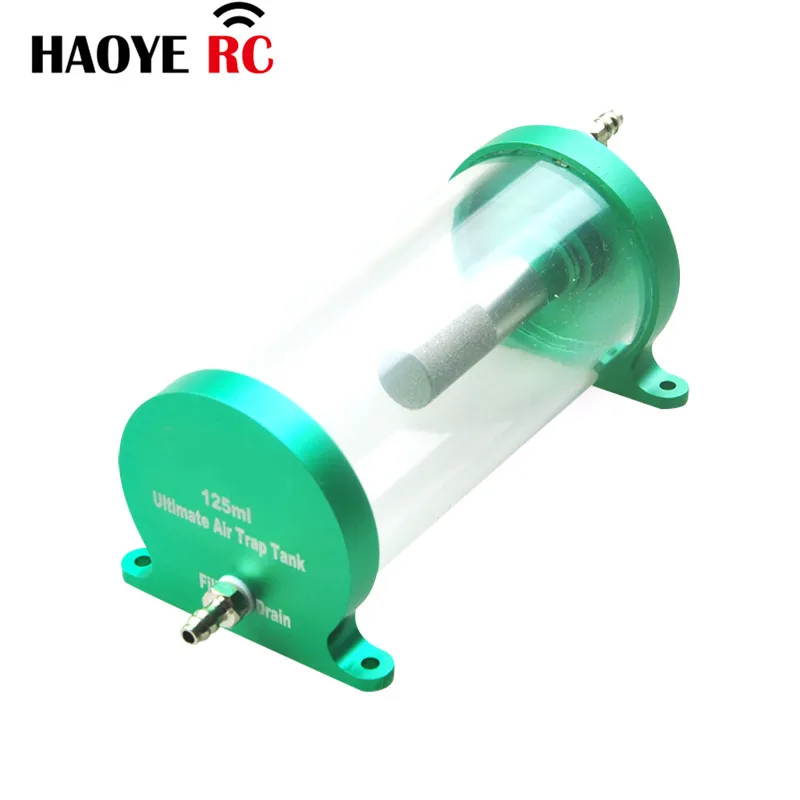 Haoye 1 pc cnc transparenter kraftstoff tank anti-blase 125ml kraftstoff tank für rc jet flugzeug flugzeug modell spielzeug 4 farben rc zubehör