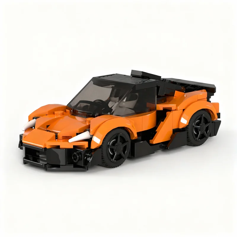 193pcs MOC McLarened W1 City Model Building Blocks Christmas Gifts Toy Construction DIY Idea Birthday Brick Art Craft Display