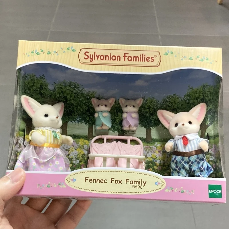 ของเล่นเด็กผู้หญิง Sylvanian Families Calico Critters ตุ๊กตาอนิเมะจิ๋ว ของเล่นเด็ก ของขวัญวันเกิด ครอบครัวสุนัขจิ้งจอกเฟเนค