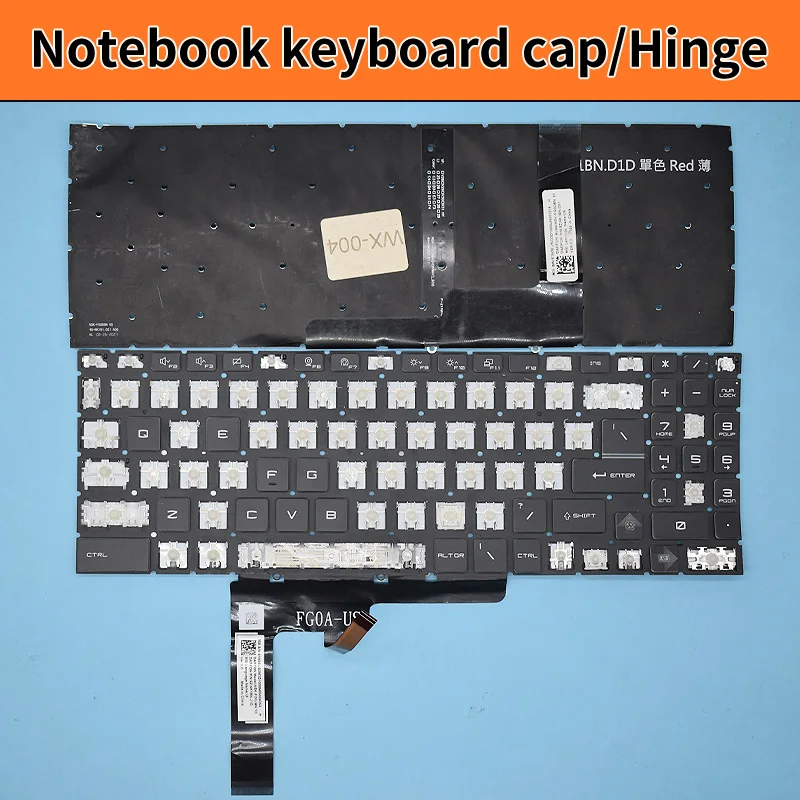 Replacement Key Cap Hinge For MSI CYBORG 15 A12U A12V A12UDX A12VF A12VE A12VEK A13VF Gaming Laptop Keyboard KeyCap
