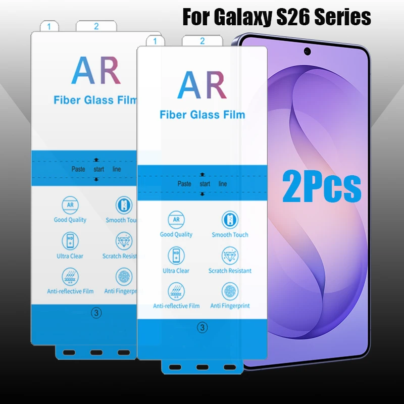 

2Pcs AR Anti-Reflection Front Screen Protector for Samsung Galaxy S26 Plus Ultra S26U HD Protective Film Easy Installation+Tool