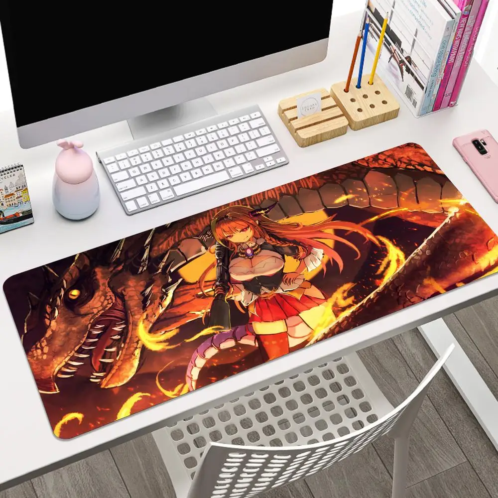 Anime Hololive VTuber Kiryuu Coco Sakura Miko Mousepad Large Gaming Mouse Pad LockEdge Thickened Computer Keyboard Table