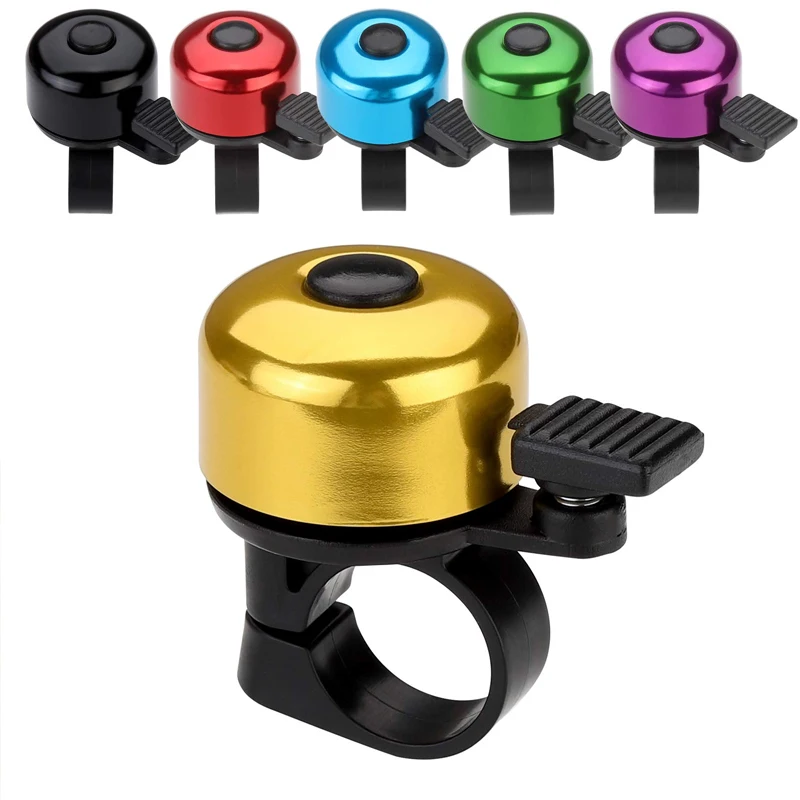Bicycle Safety Warning Horn Bicycle Bell Aluminum Alloy Bicycle Handlebar Handle Bell Ring Suitable For Road Mountain Bikes