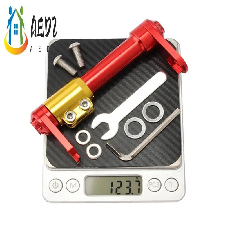 

AED2-MUQZI Folding Bike Easy Wheels Extension Bar Aluminum Alloy Easy Wheel Extender For Brompton Folding Bike