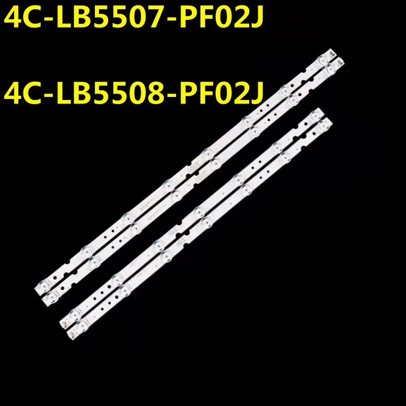 10Kit LED Backlight Strip For 4C-LB5508-PF02J 4C-LB5507-PF02J  55S421 55S423 55S425 55DP600 55DP602 55DP603 55DP608 LVU550NDEL