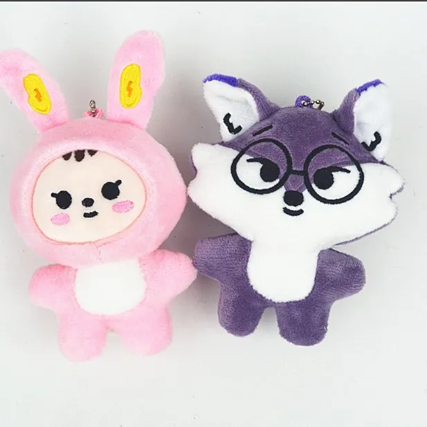 Kpop Miniteen Kawaii porte-clés HOSHI VERNON DINO WONWOO THE8 peluche mignon porte-clés Fans cadeau